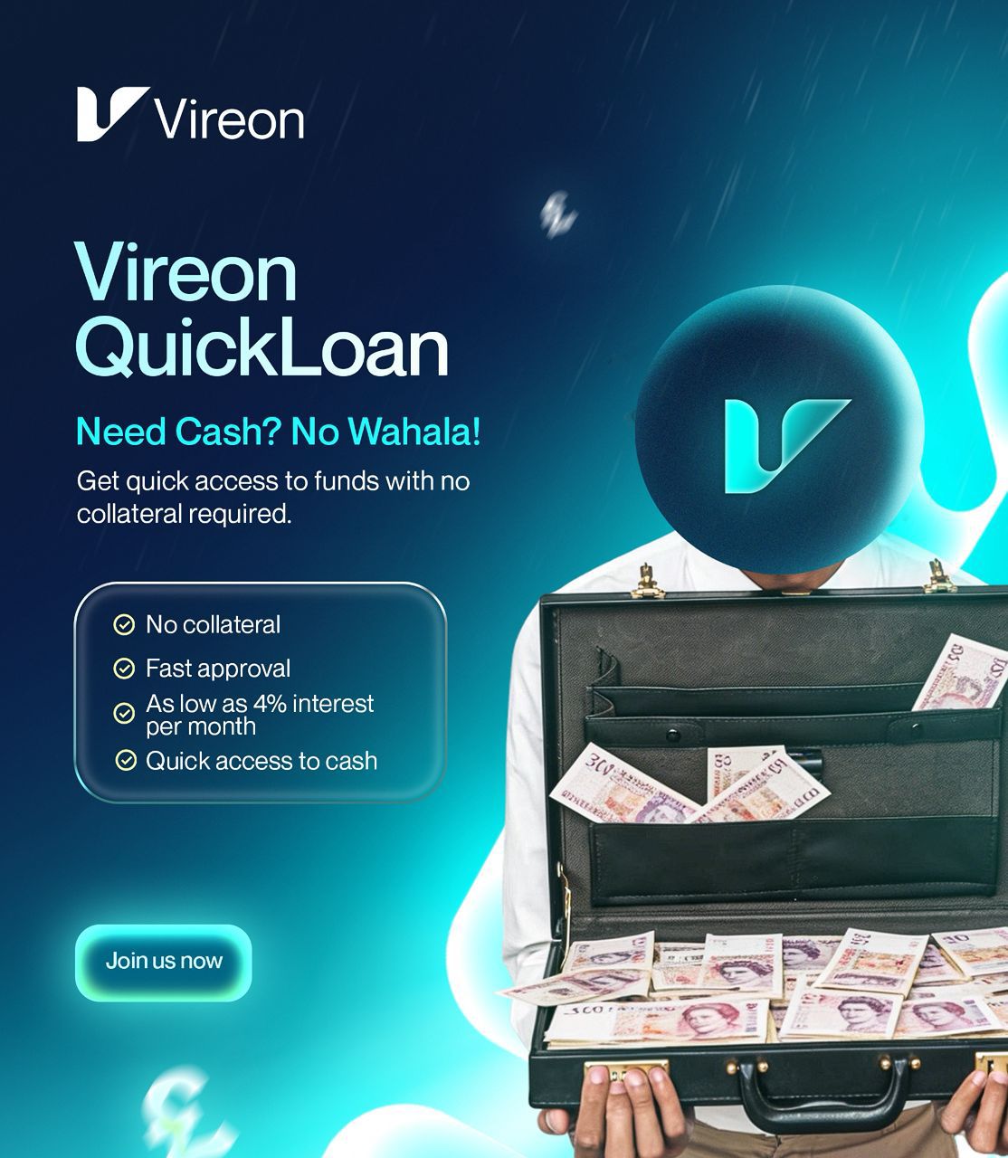 Vireon Loan and financial access information